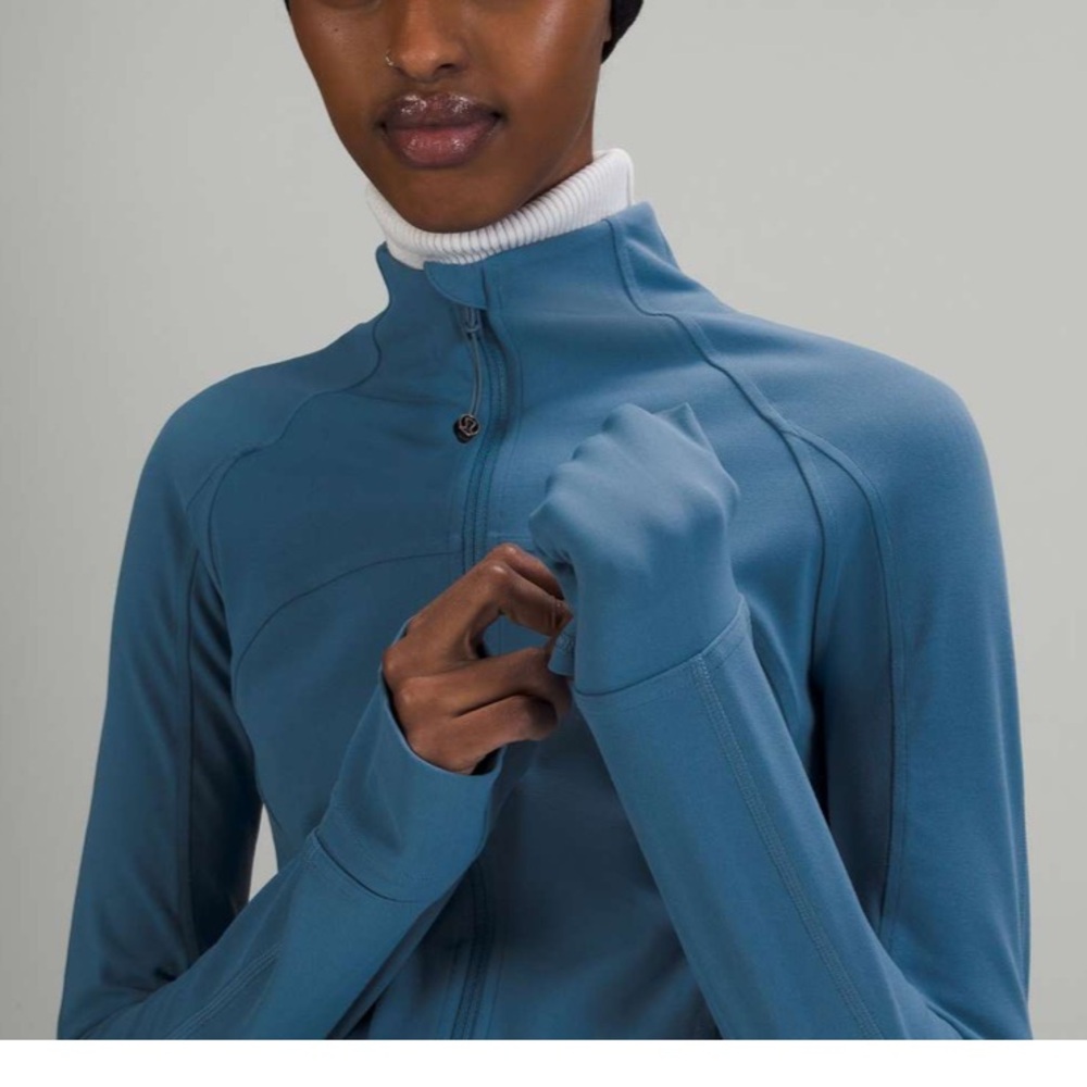 Lululemon Athletica Soft Denim Nulu Cropped Define Jacket - Picture 3 of 12